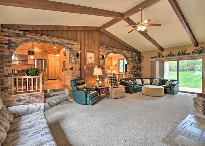 Spacious Lakefront Home W/ Patio & Boat Dock!